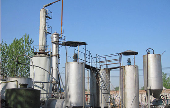 crude oil refining distillation plant