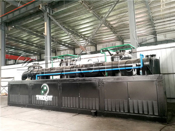 continuous plastic pyrolysis plant to South Africa