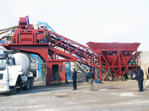 mobile concrete batching plant