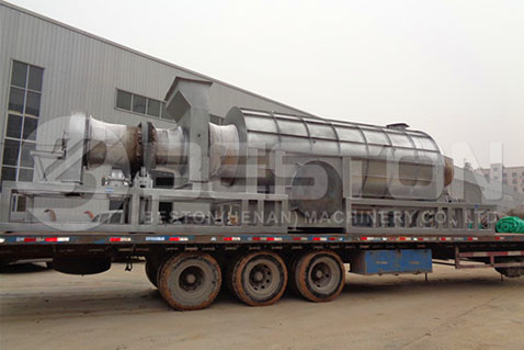 Palm Shell Charcoal Machine to Ghana