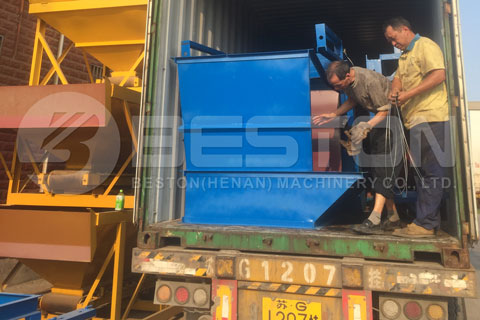 Shipment of Waste Recycling Equipment