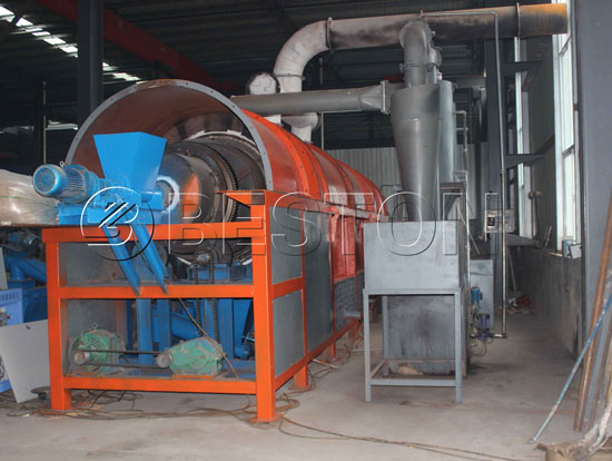 Beston Sawdust Charcoal Carbonization Machine
