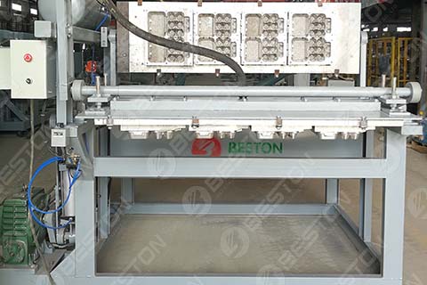 BTF1-4 Egg Carton Machine to Spain